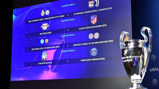 Se sortearon los cruces de cuartos de final de la Champions League: los posibles rivales de Barcelona y Real Madrid