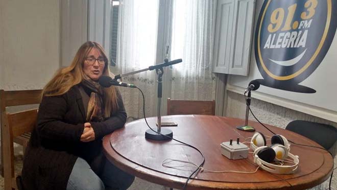 La visita a la Radio de María Eugenia Almiron Delegada ante CARU e Integrante de la Lista 71 Partido Nacional
