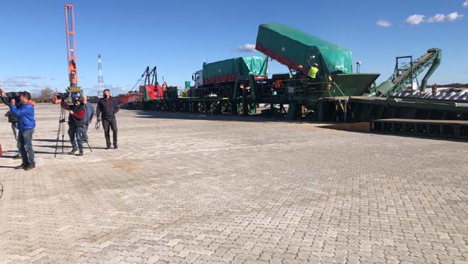 Se inauguró Playa de maniobra de camiones en Puerto de Paysandú.