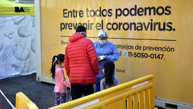 Coronavirus en la Argentina: por primera vez hubo más de 100 muertes en una jornada