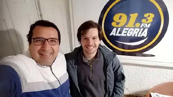 La visita a la Radio de Augusto Bonet Lista 180 Partido Nacional